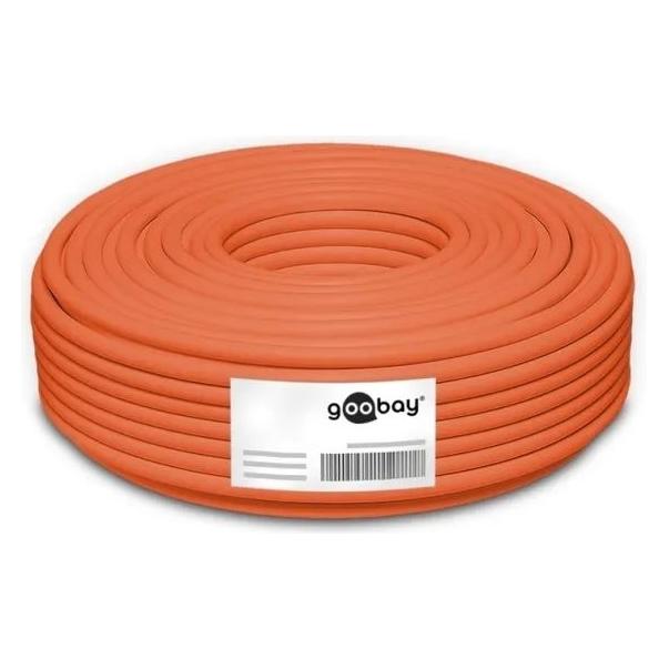 Goobay Netzwerkkabel CAT 7a S/FTP 4 x (S/FTP, CAT7a, 100 m) (91891)
