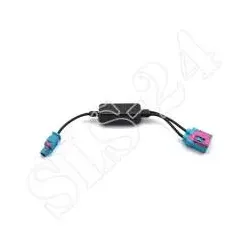 FAKRA AM / FM Antennen Adapter Radio FAKRA (m) auf 1 x DOPPEL-FAKRA (w) Anten...