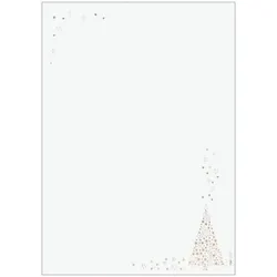 Sigel Weihnachts-Motiv-Papier »Golden Tree« blanko A4 100 Blatt