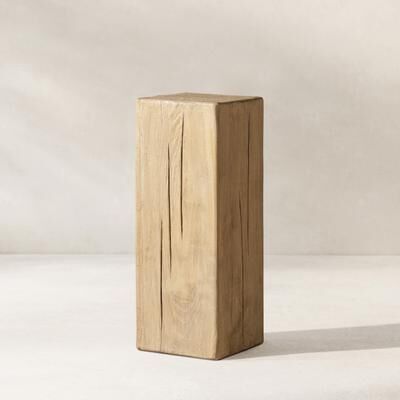 Jennifer Taylor Home Umber Solid Reclaimed Pine Side Table