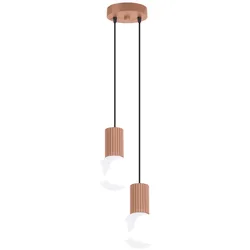 Sollux SL.1976 Pendelleuchte HALO 2P mocca