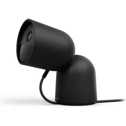 Philips Hue Secure kabelgebundene Kamera mit Standfuss (1920 x 1080 Pixels), Netzwerkkamera, Schwarz