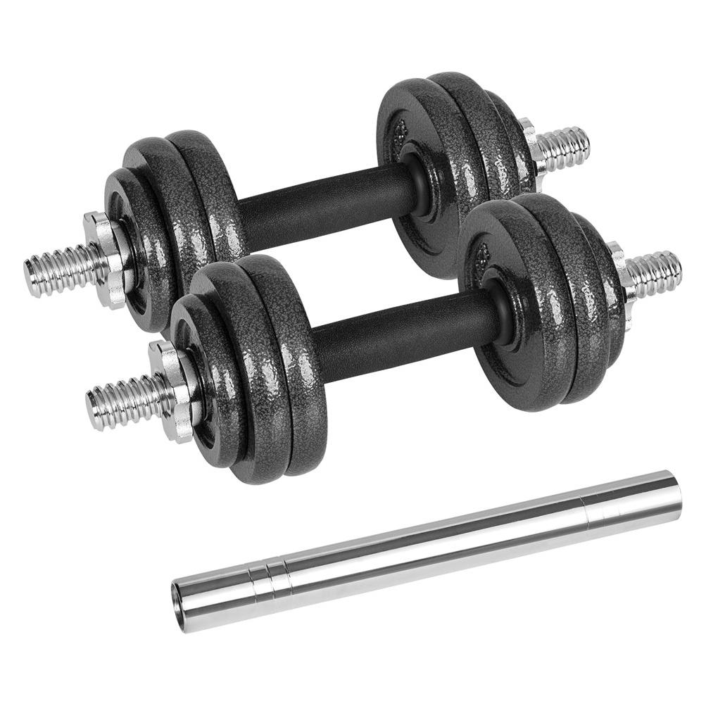 Rebel ACTIVE Verstellbare Hanteln im Koffer 15 kg mit Stange (RBA-2327-15)