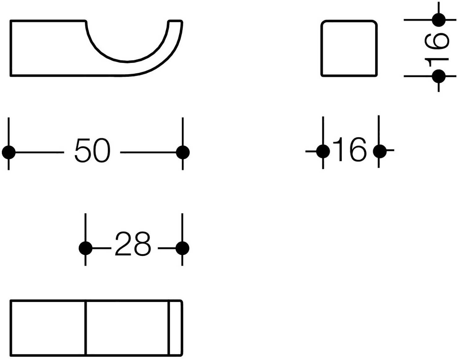HEWI System 800K Haken