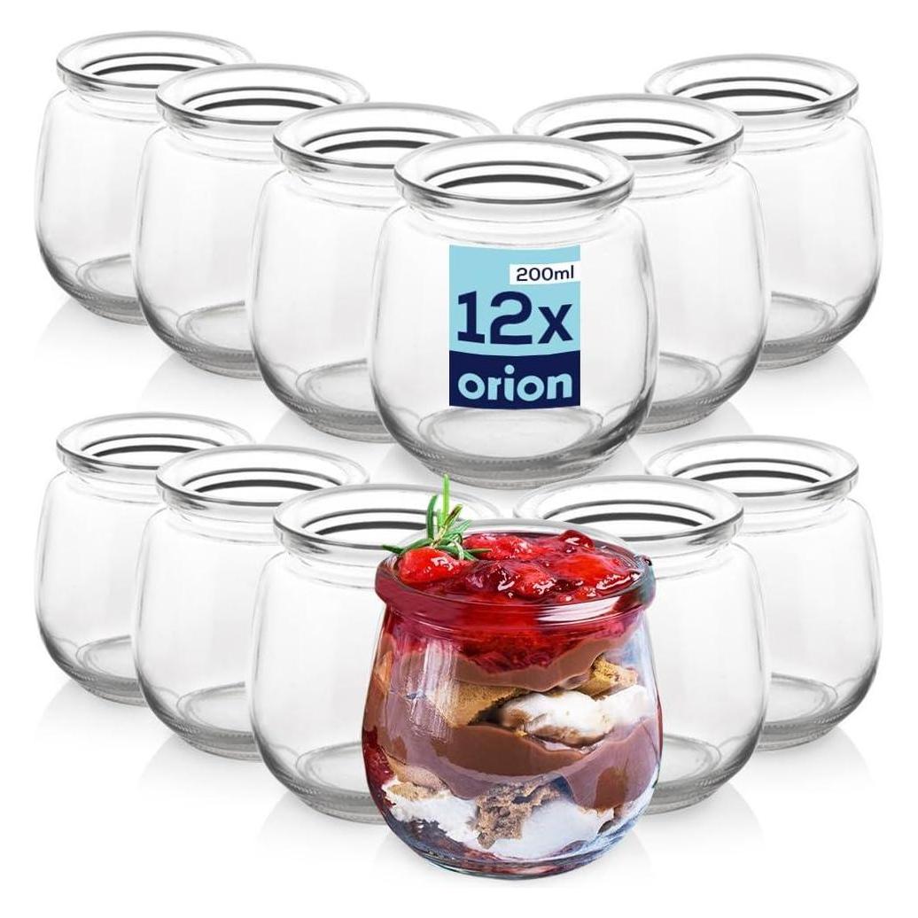 Wamar-Sosenka Orion Group Joghurt-Dessertbecher aus Glas - 200 ml - 12 Stück - transparent (0.20 l) (64600910)
