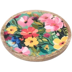 Teller FLOWER (D 30 cm) - bunt - D 30 cm