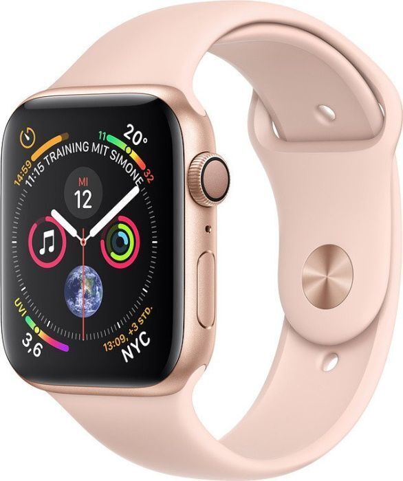 Apple Watch Series 4 (2018)   44 mm   Aluminium   GPS   gold   Pink Sport Band - Refurbished