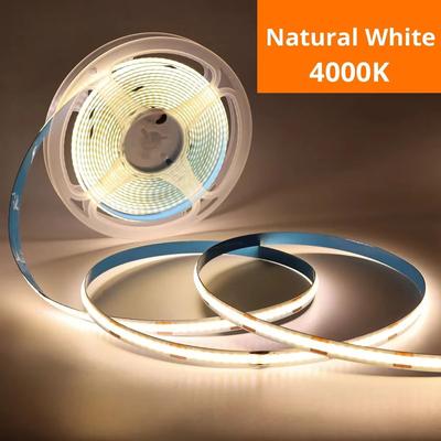 Inspired Finds 5 V USB COB LED Light Strip With Touch Dimmer Flexible Diode Tape For Indoor Lighting natural White 3.28ft