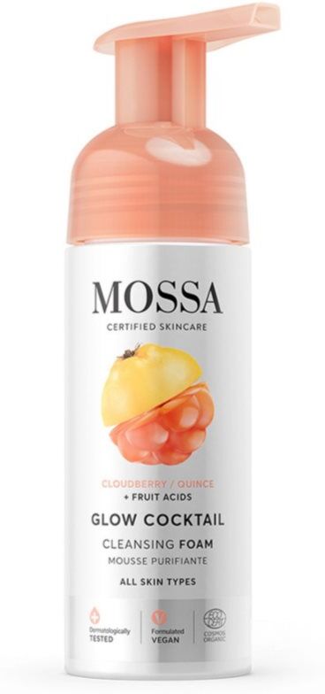 Mossa Glow Coctail foam cleanser for the face 150 ml