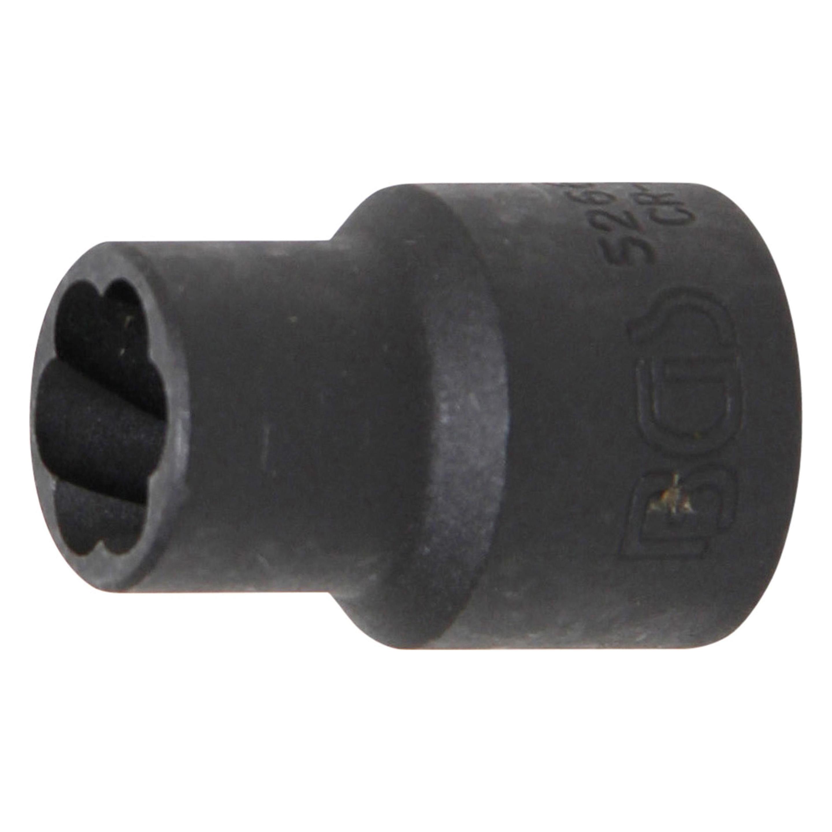 BGS Spiral-Profil-Steckschlüssel-Einsatz / Schraubenausdreher | Antrieb Innenvierkant 12,5 mm (1/2")... (5266-12)
