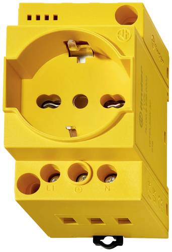 Finder Schaltschrank-Steckdose 7U.00.8.230.0002 Gelb