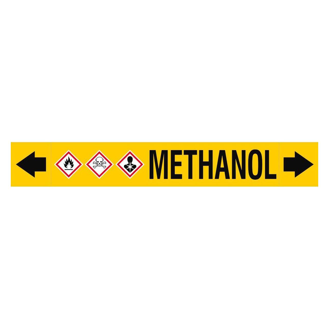 Brady ASME - Rohrmarkierer - Methanol (ASMEPM-100X690MM-METHANOL)