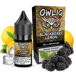 OWLIQ Blackberry Lemon NicSalt Liquid 10ml / 10mg