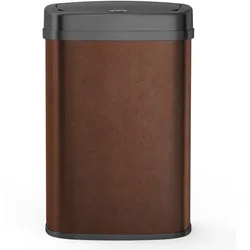 Kitchen Move Automatischer Edelstahl-Mülleimer MAJESTIC Corten 58L Edelstahl Braun