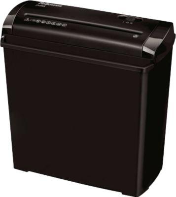 Fellowes Aktenvernichter Powershred P-25S, Streifenschnitt 7 mm, P-1, 11 l, 5 Blatt Schnittleistung, schwarz/grau