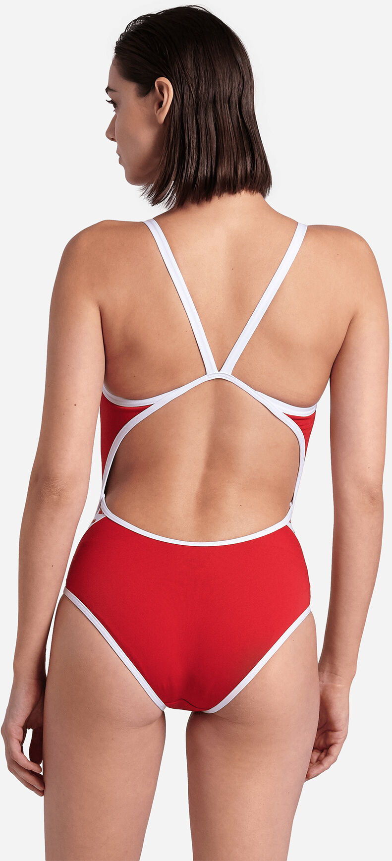 Arena Icons Super Fly Back Solid W - Costume Piscina - Donna - Rosso 38