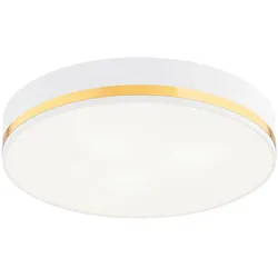 Deckenleuchte Amore Weiß/Goldfarben max. 15 Watt Deckenlampe