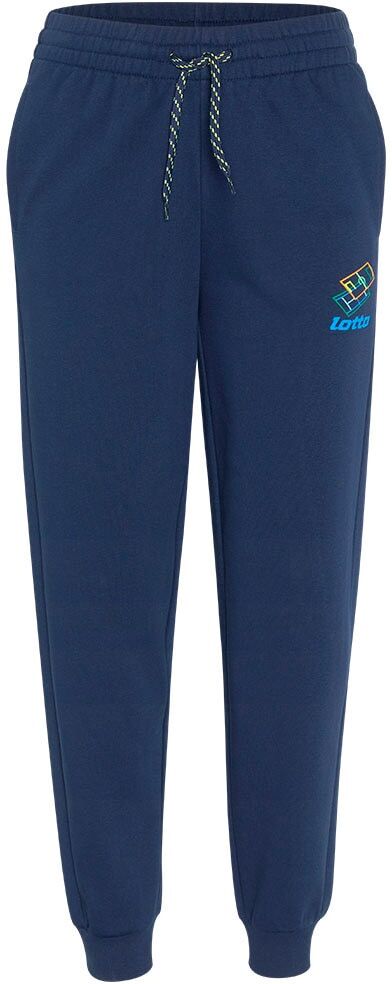 Sweathose LOTTO, Damen, Gr. XL (46/48), Normalgrößen, blau (peacoat), 80% Cotton, 20% Polyester, Hosen Sweathose