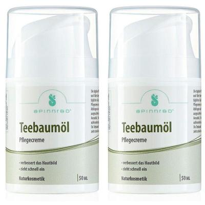 Teebaum ÖL Pflegecreme 2x 2x50 ml Creme