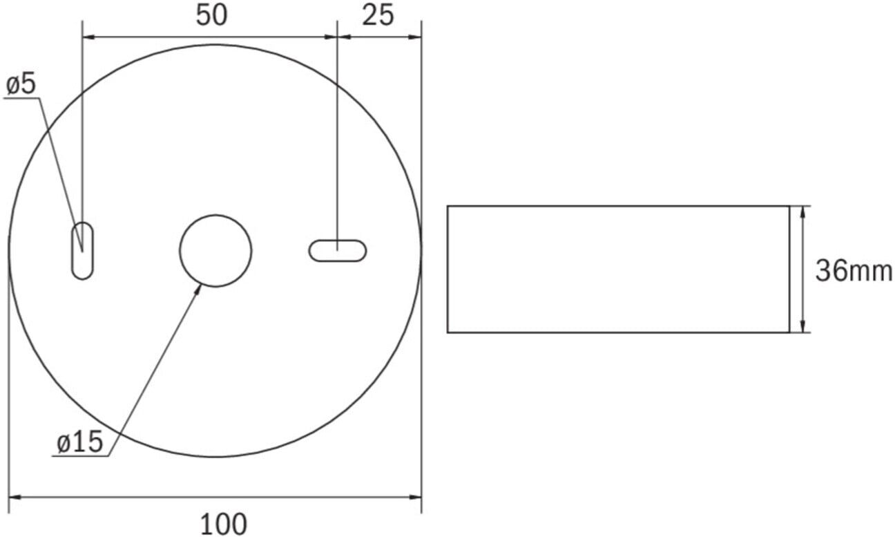 RP-Group LED-Sicherheitsleuchte ILDL423SC Decke Linsensystem)