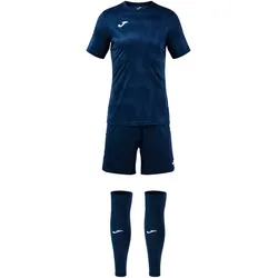 JOMA New Area Trikot, Shorts + Sleeve-Stutzen Set 331 - marineblau 3XL