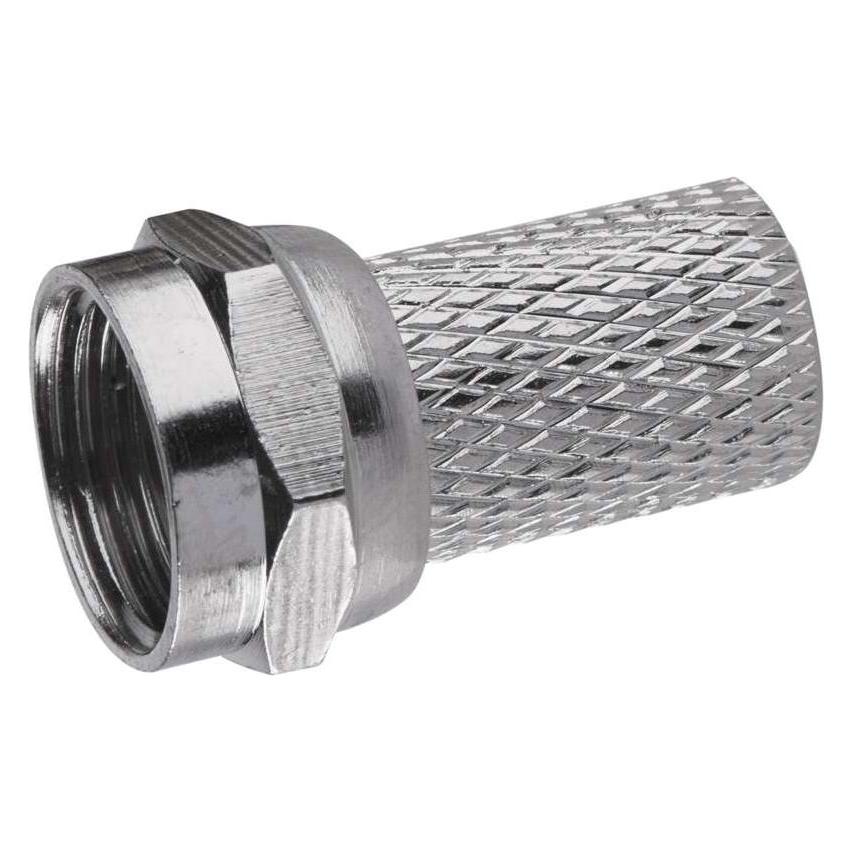 Kontakt Konnektor F-Stecker für Koaxialkabel CB50, CB100, 10 Stk. (M5609H)