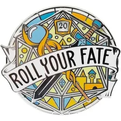 Crit Stones Roll Your Fate Spinner Pin