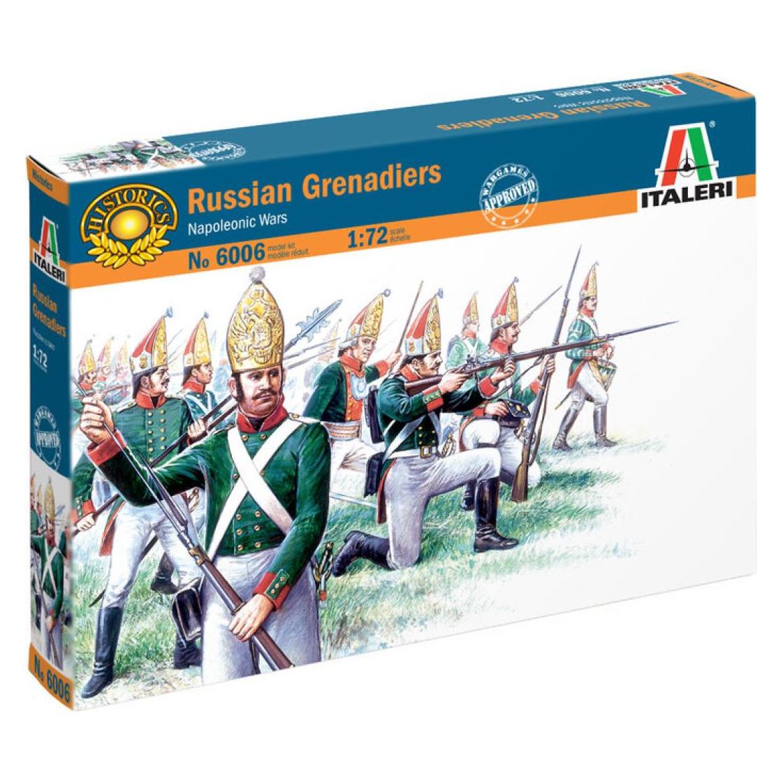 Italeri 1:72 Russische Grenadiere Nap. Krieg (510006006)
