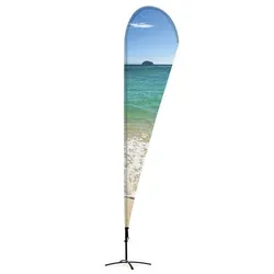 Showdown Displays Fahnenmast »Beachflag Alu Tropfen 235 cm« - ohne Bezug