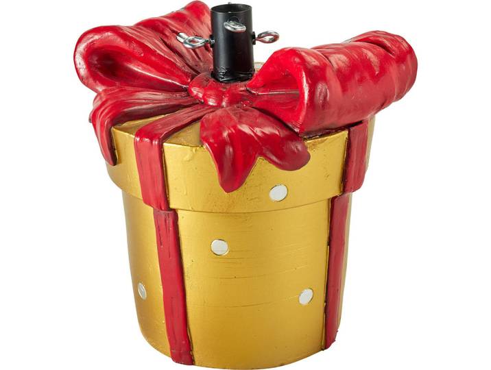 Home Styling Collection Schutzabdeckung 26/26/36 cm, Goldfarben, Stein, Rund, 26x36x26 cm, Dekoration, Weihnachtsdekoration