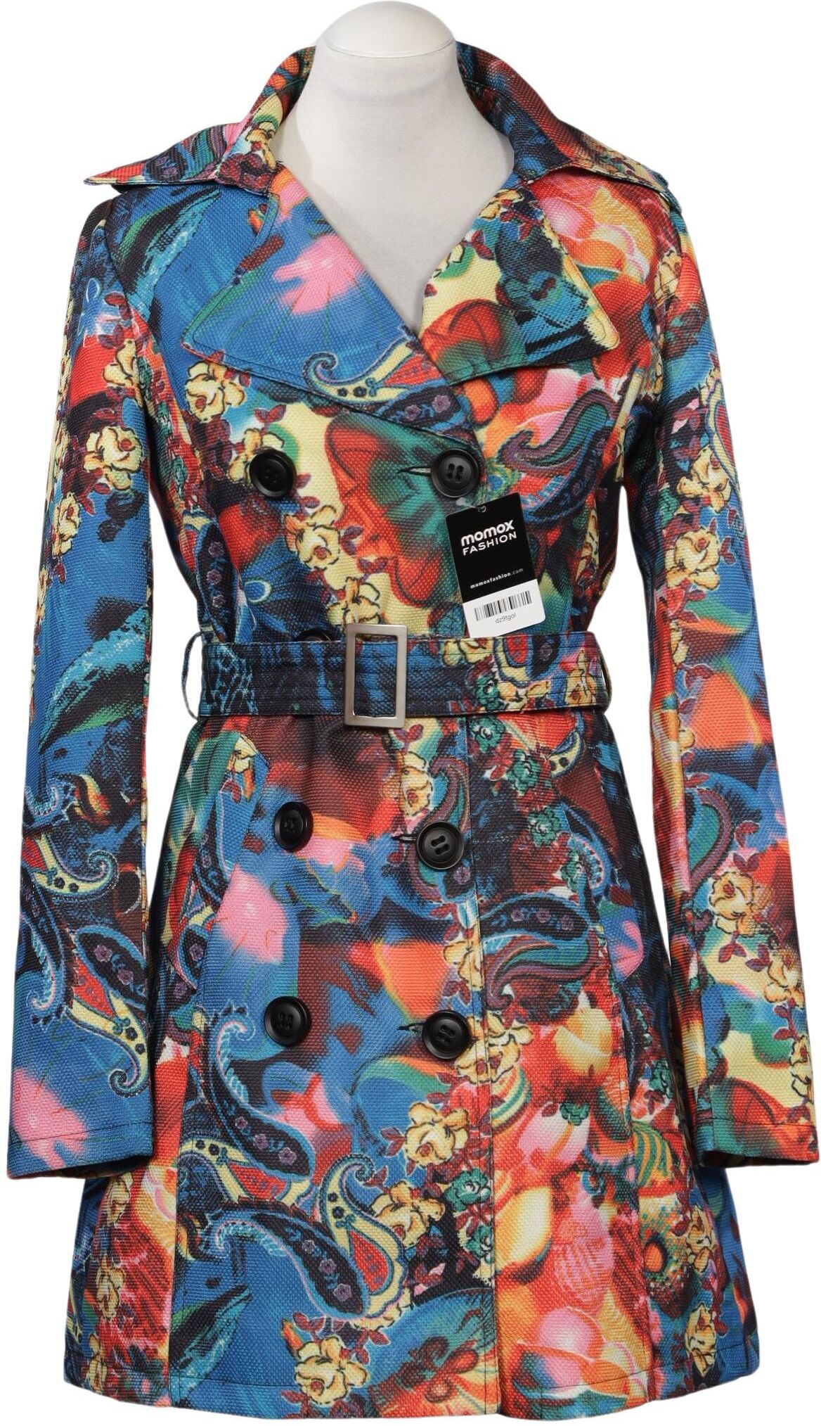 Christopher Kane Damen Mantel, Mehrfarbig, Gr. M, kein / Etikett - Second Hand