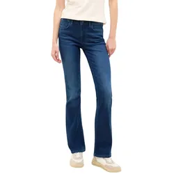 Mustang Shelby Slim Boot Jeans in Mittelblau-W27 / L34