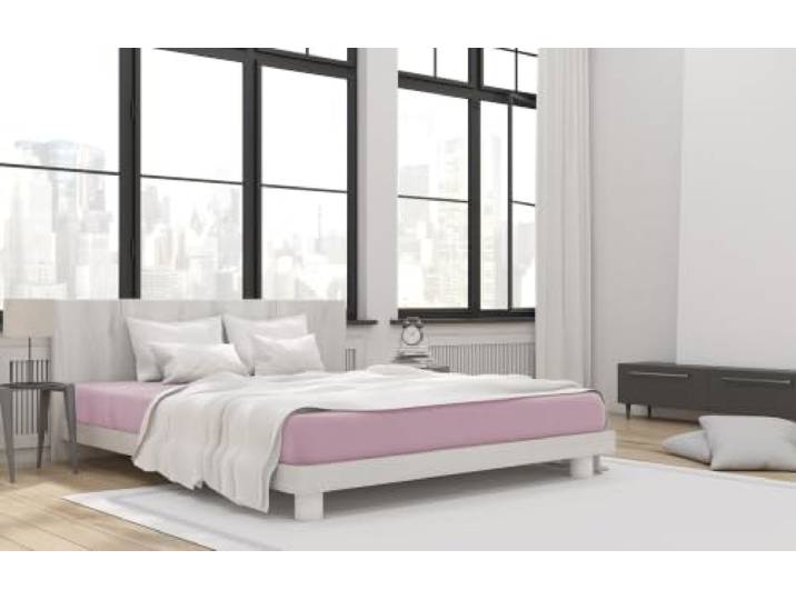 Hahn Spannbettlaken 150x200 VIOLETT (BT 150x200 cm) BT 150x200 cm lila Spannbetttuch Bettlaken Spannlaken