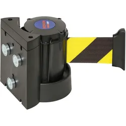 Moravia, Absperrung, MORION Wandgurt, Magnetisch 3 m Gurtband gelb-schwarz schraffiert