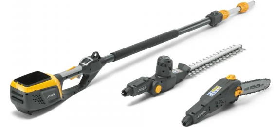 Stiga MT 500e - Tagliasiepi e Potatore su asta di prolunga multifunzione - SENZA BATTERIA E CARICABATTERIE