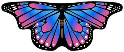 Uplift Picks Colorful Kids Butterfly Wings Cape For Magical Fairy Dress Up Adventures 02