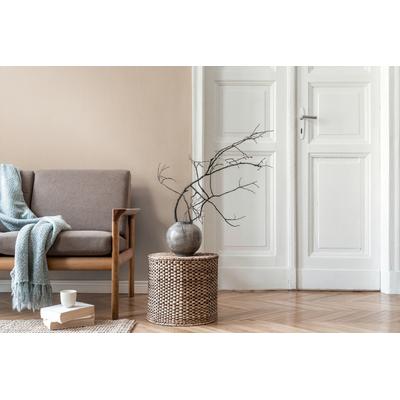 Vliestapete LIVING WALLS "Unitapete Leausenstruktur - Vliestapete modern", weiß, B:0,53m H:0,02m L:10,5m, Vlies, Tapeten, Moderne Vliestapete aus Leausenoptik