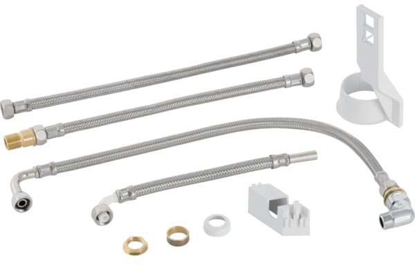 Geberit Kit de raccordement d'eau AquaClean 240396001 pour réservoirs apparents, pour accessoires WC
