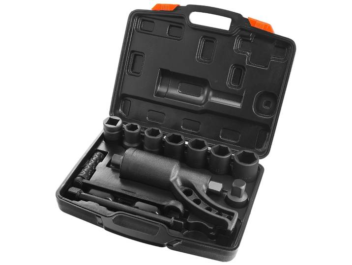 VEVOR Multiplicateur de couple 6800 Nm\, Multiplicateur de couple 1:64\, Multiplicateur de couple 25\,4 x 25\,4 mm\, Multiplicateur de couple Jeu de clés de roue 21# Carrées 24/27/30/32/33/38 mm Tournevis dynamométrique