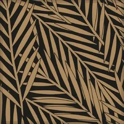 Mank Tassendeckchen Tissue 9-lagig, 90 x 90mm, 250 Stück - Botanic in Gold - Einweg Untersetzer für Tassen Gläser Vasen