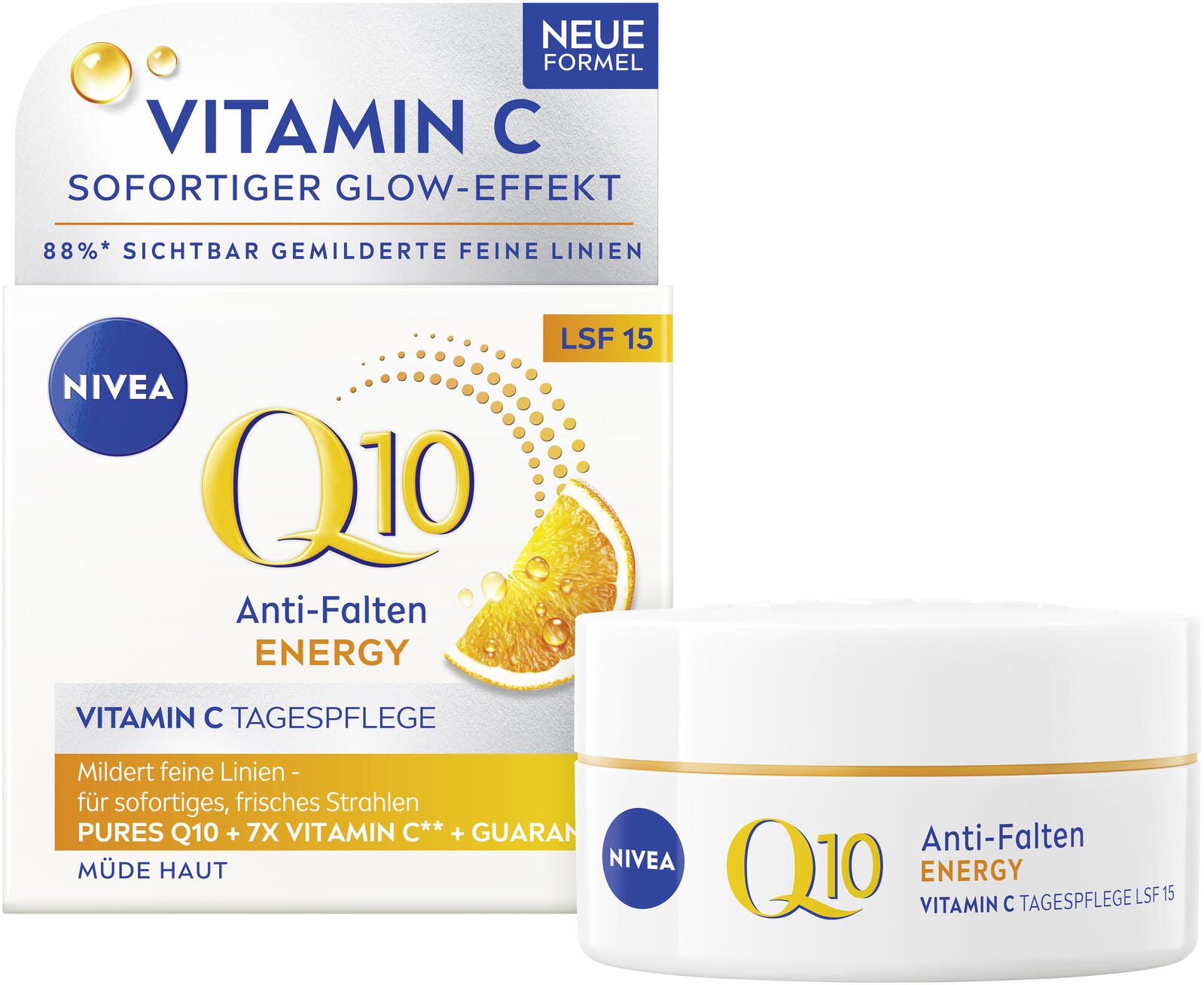 NIVEA Q10 Anti-Falten ENERGY LSF 15 Gesichtscreme 50,0 ml 82322