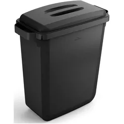 Durable Abfallbehälter DURABIN ECO Engel, Abfalleimer, Schwarz