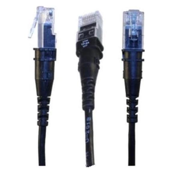 PatchSee Patchkabel ThinPATCH Cat 6A, U/FTP, 6.1 m, Schwarz, 1 Stück (U/FTP, CAT6a, 6.10 m) (TP-6A-F/20)