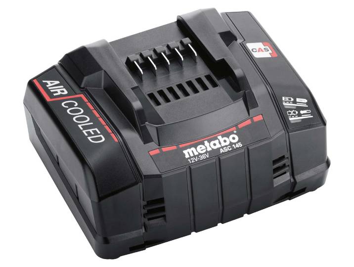 Metabo Akku Schnellladegerät ASC 145 \, 12-36 V Akkuladegerät für Werkzeugakkus