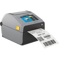 ZD621d mit Display, Etikettendrucker grau/anthrazit, 203 dpi, USB, RS232, Bluetooth (BLE), RTC, LAN, Farb-Touchscreen