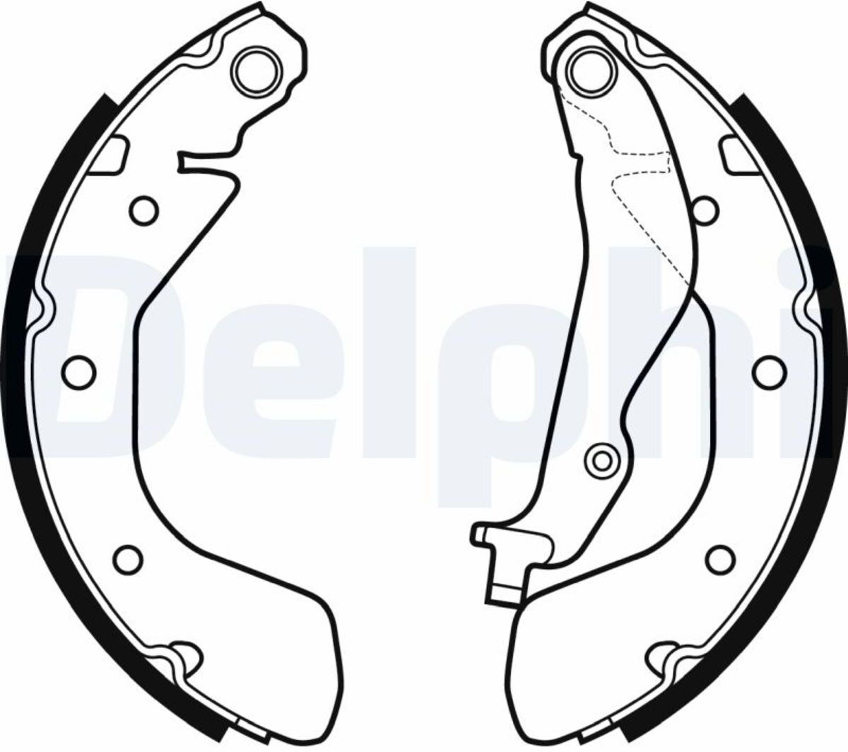 Bremsbackensatz DELPHI LS2134