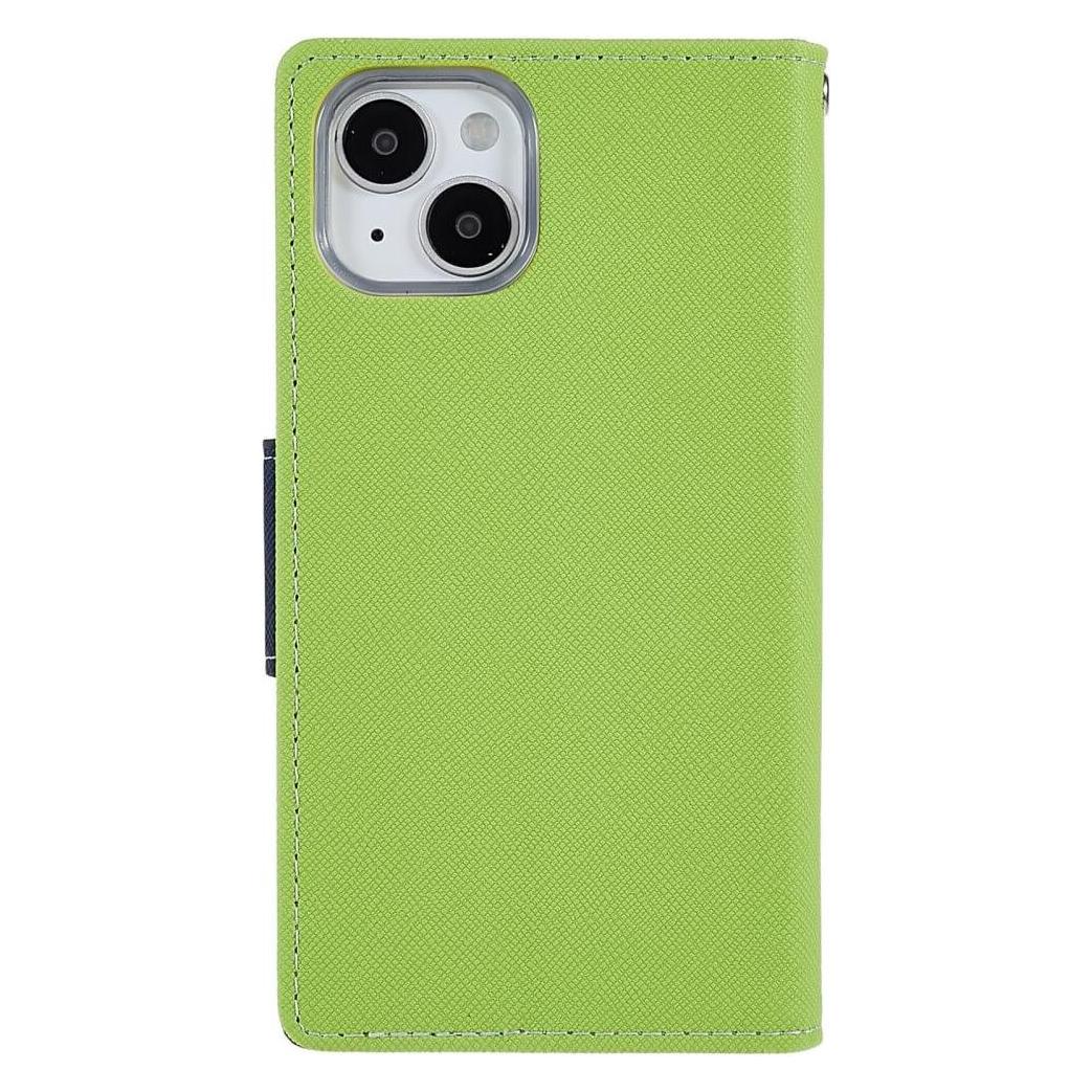 Mercury iPhone 14 Plus - Goospery Fancy Etui Hülle grün (Apple iPhone 14 Plus) (660105518J)