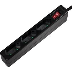 LogiLink LPS230B Steckdosenleiste mit Schalter 3fach Schwarz Konturenstecker 1 St.