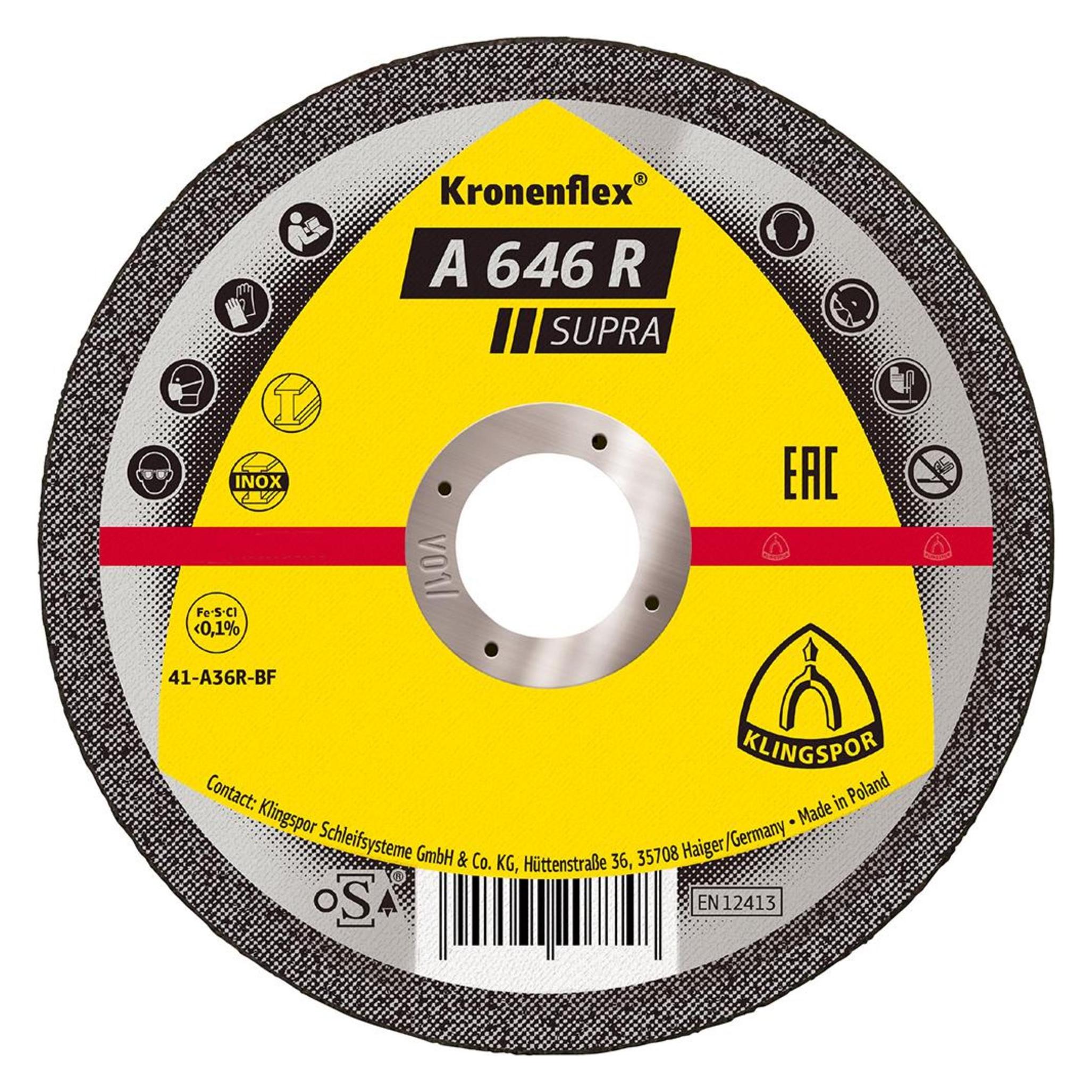 Magni Trennscheibe A 646 R 125x1,6mm gera. Klingspor (5907560207748)