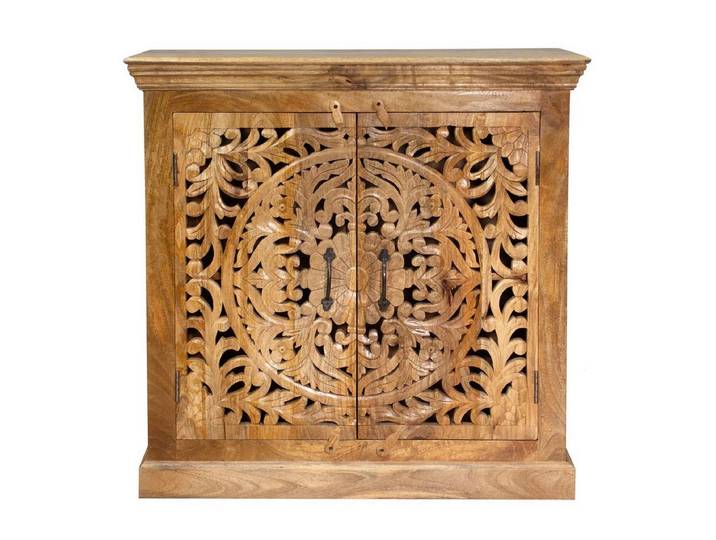 Oriental Galerie Unterschrank Natur Sideboard Benisha Indien 90 cm
